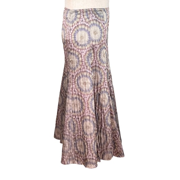 Lafayette 148 Women’s Formal Metallic Abstract Print Shimmering Midi Ski… - Picture 4 of 12